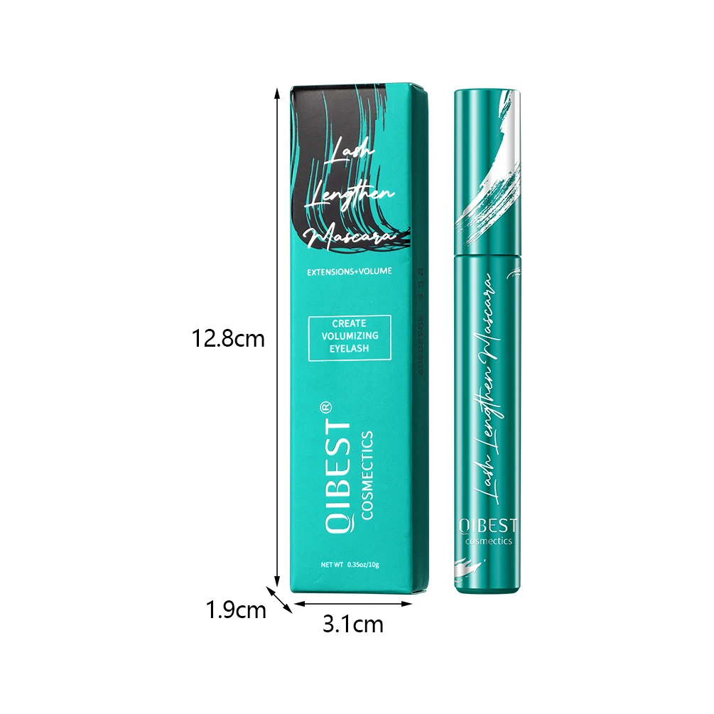 InjFiber-Mascara 4D noir anti-taches pour volume, extension de cils, cosmétiques pour les yeux, cils longs bouclés optiques, Rimel