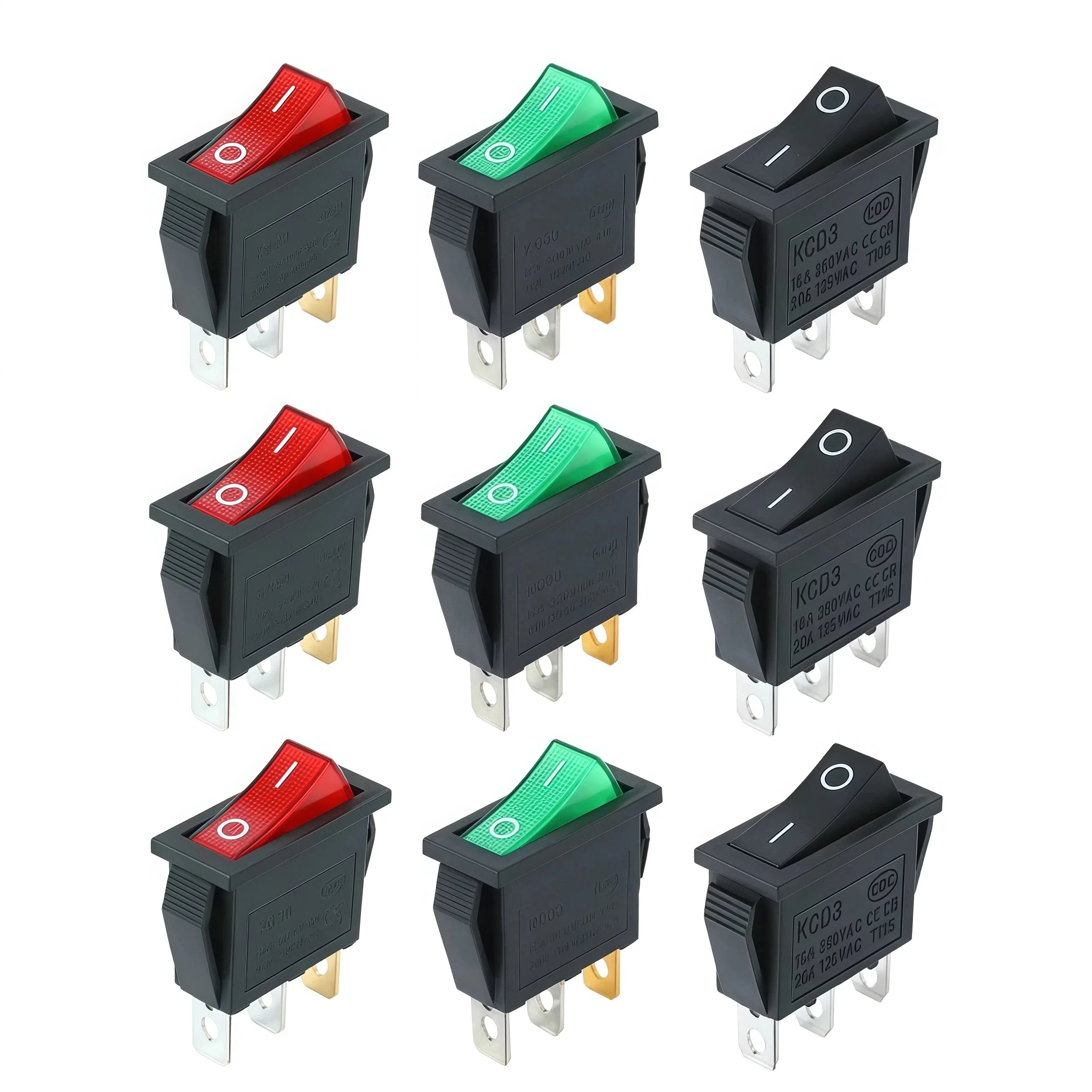 KCD3 Rocker Switch for Electric Stove, Rice Cooker, Household Appliances, Electronic Scale, Rocker Lever
