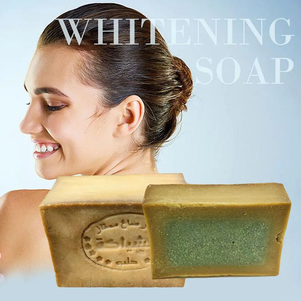 

100/200g Natural Bay Oil Olive Oil Soap Cleansing Face Moisturizing Acne Treatment Whitening Exfoliating Skin Products Body N8D8