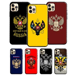 Russian Empire Coat of Arms Case For iPhone 13 Pro Max SE2 X XR XS Max 7 8 Plus Case For iPhone 11 14 Pro Max 12 mini