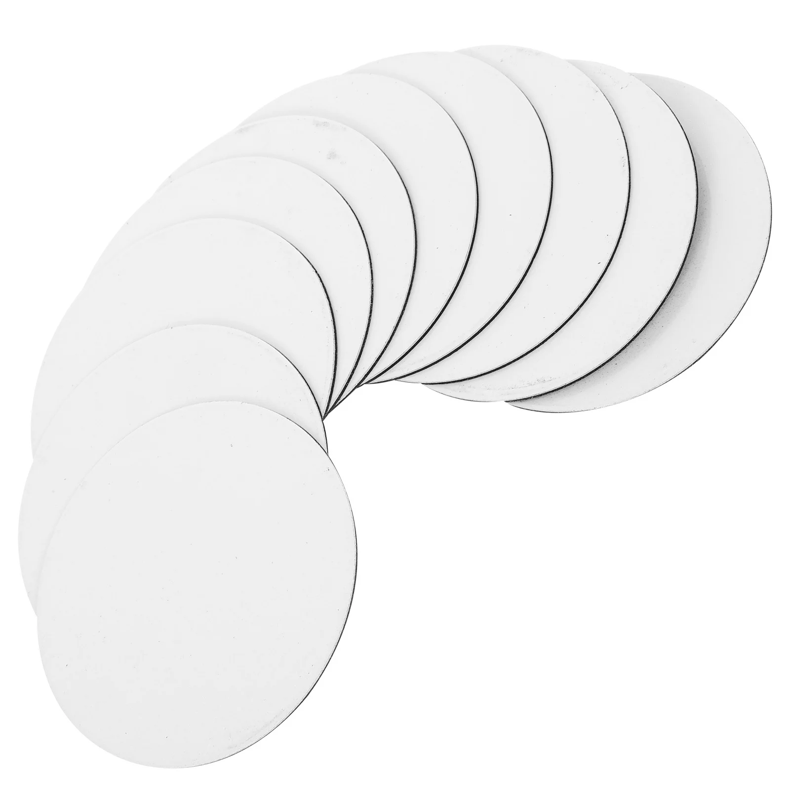 

10Pcs Round Sublimation Refrigerator Magnets Blank DIY Magnetic Decors Heat Press Fridge Stickers Blank Fridge Magnets