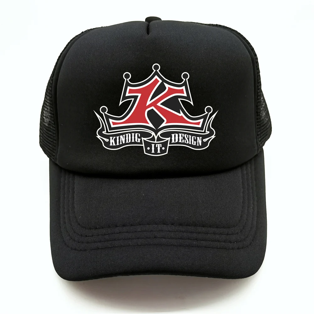 Kindig It Design Trucker Cap Men Hat Baseball Cap Cool Summer Unisex Mesh Net Kindig It Design Hat MZ-602