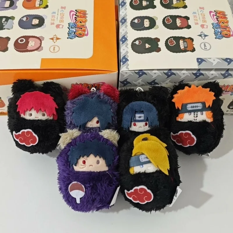 Naruto Sasuke Sakura Palm Zoo Plush Dumpling Dolls Anime Merchandise Palm Zoo Swaddle Plush Dolls Holiday Gifts Plush Charm cute