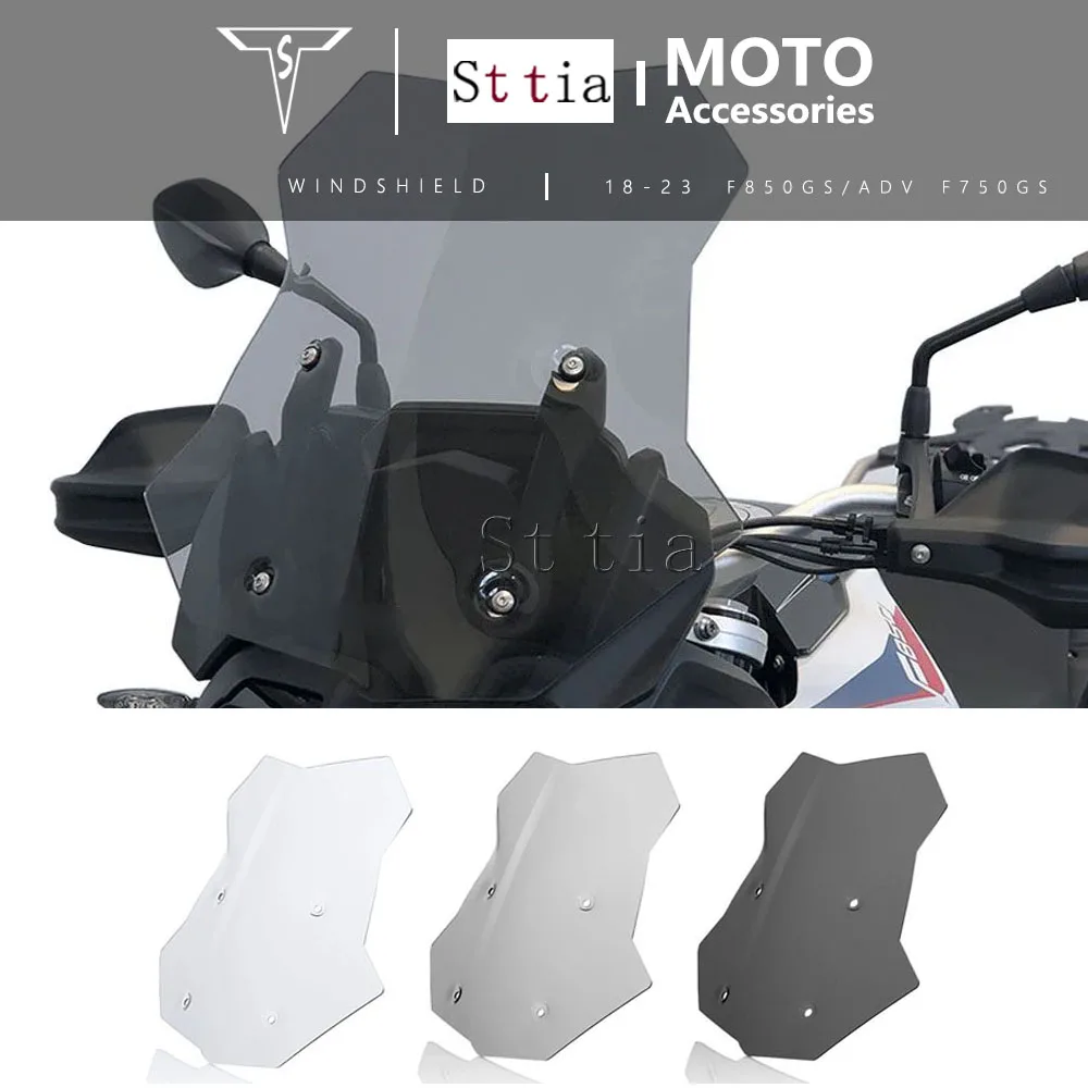 

For F850GS F750 GS F750GS F850GS ADV F800GS 2018-2023 Motorcycle Windscreen Windshield Wind Deflectors Increased Fixing Bracket