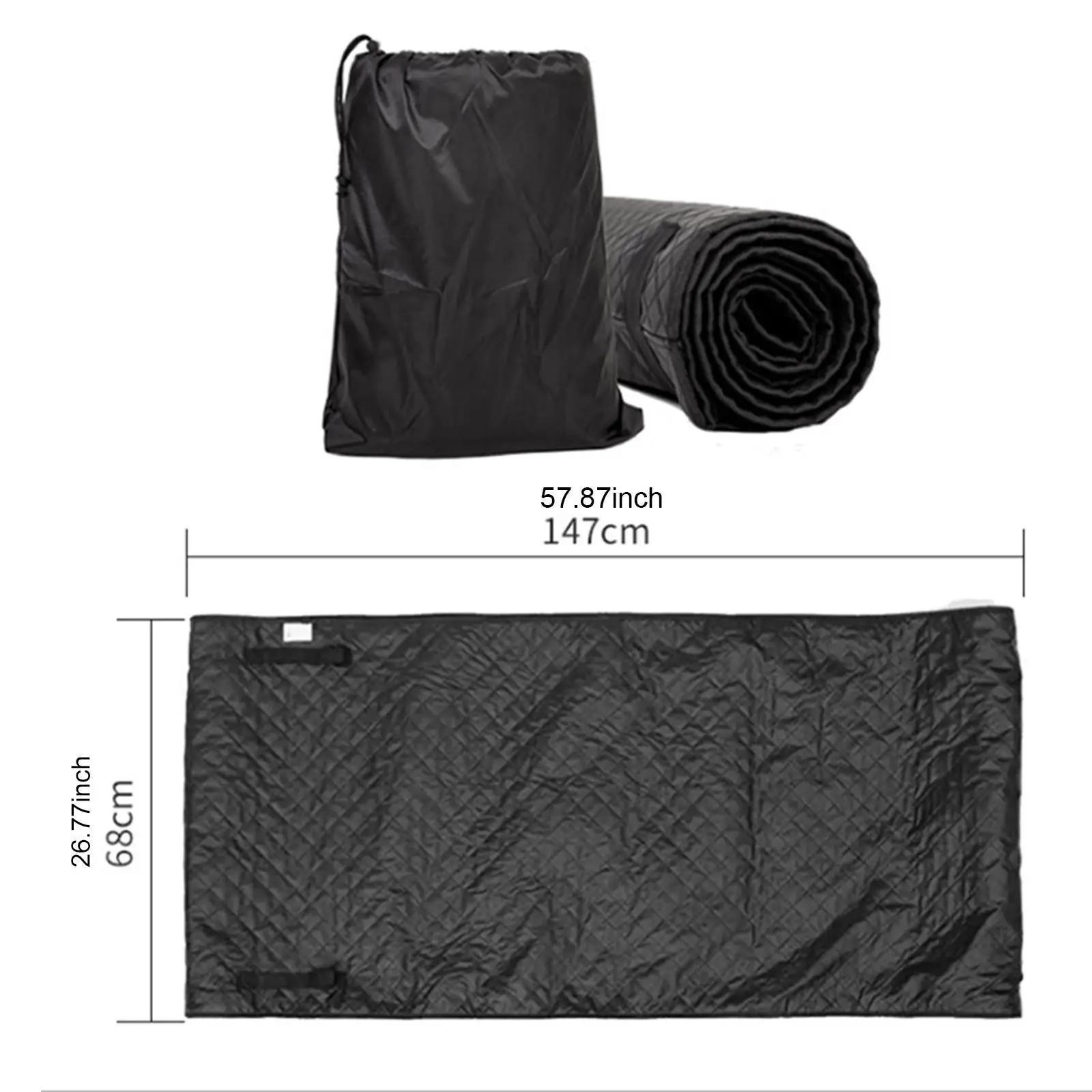 Car Repair Mat Creeper Flooring Rug Foldable Oil Spill Mat Garage Floor Repair Blanket for Shop Parking Working Vehicle