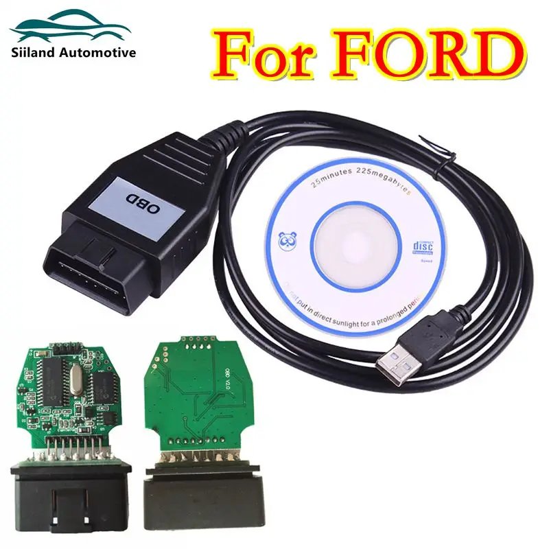 NEW For Ford OBD Diagnostic Interface for FOCOM USB Diagnostic Cable Support Multi-Language For FORD For Mazda Stable Version