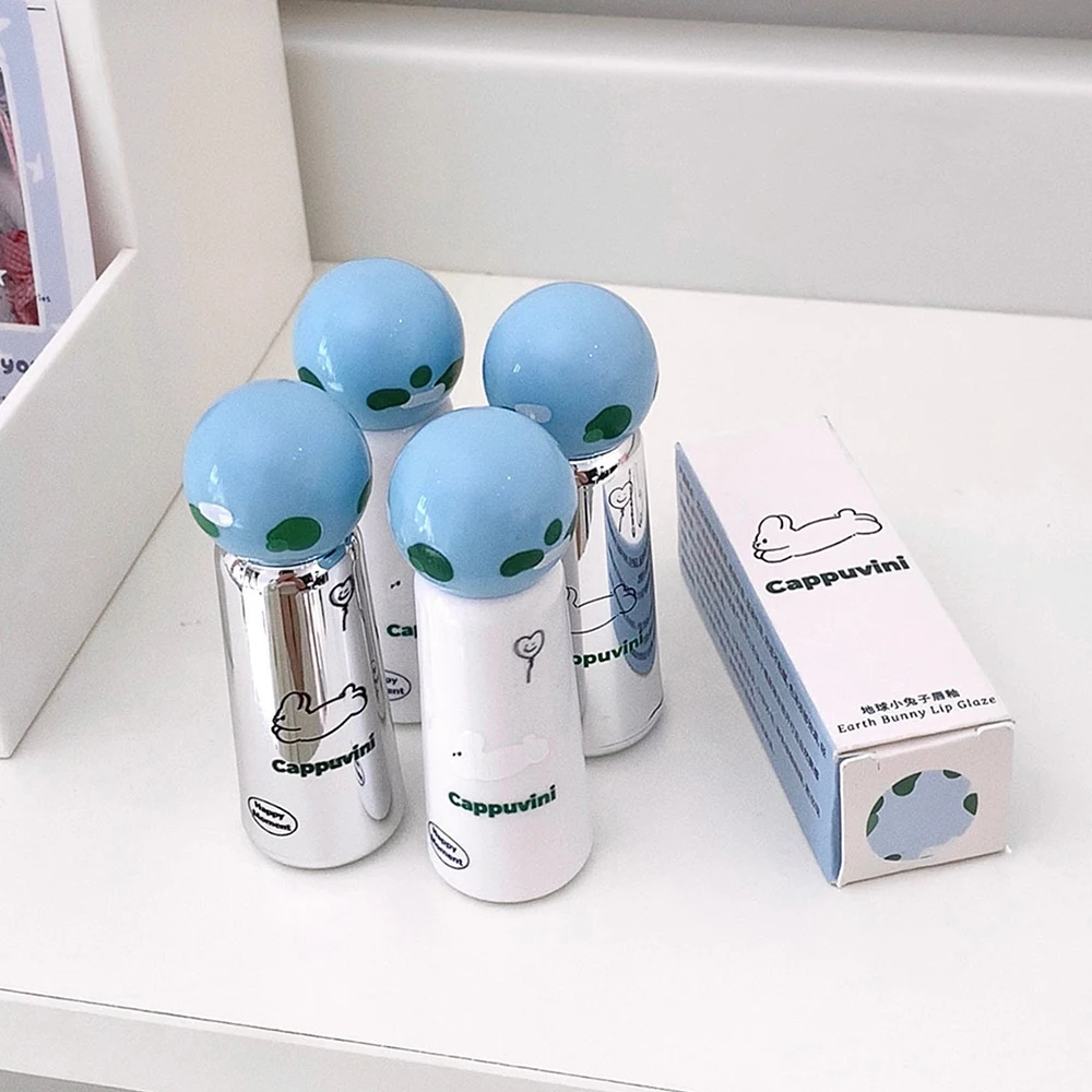 Cappuvini-マットベルベットの口紅,バニーの釉薬,カップを染色しにくい,絹のような滑らかな色のメイク