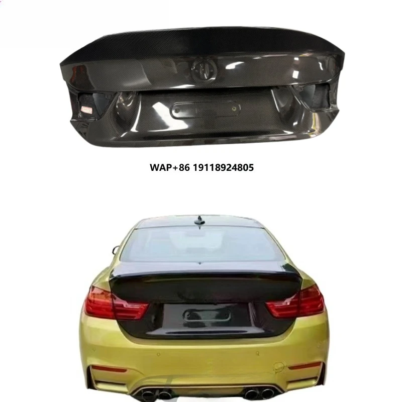 

Suitable for M4 F82 Modified OEM High Quality Carbon Fiber Trunk Cover