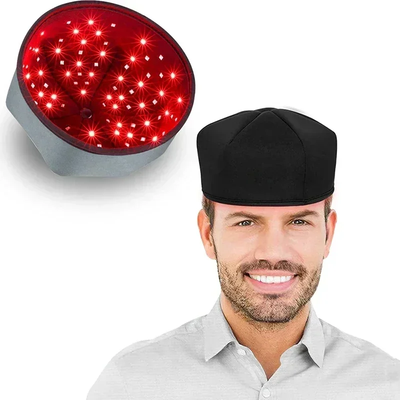 Popular Scalp Massager Hat 660nm 830nm Red Near Infrared Hair Regrowth Helmet Red Light Therapy Cap Hair Loss Treatment view 6