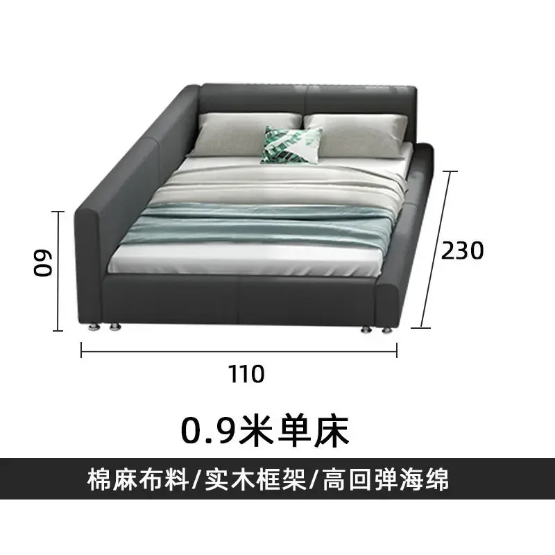 Parent-child bed, a family of four universal children's splicing beds
