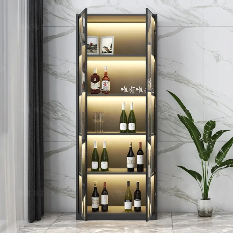 

*& forLiving Room Storage Bar Estante Glass Display Wine Cabinets Wall Kitchen Corner Wooden Vinos Wine Cabinets Furniturer