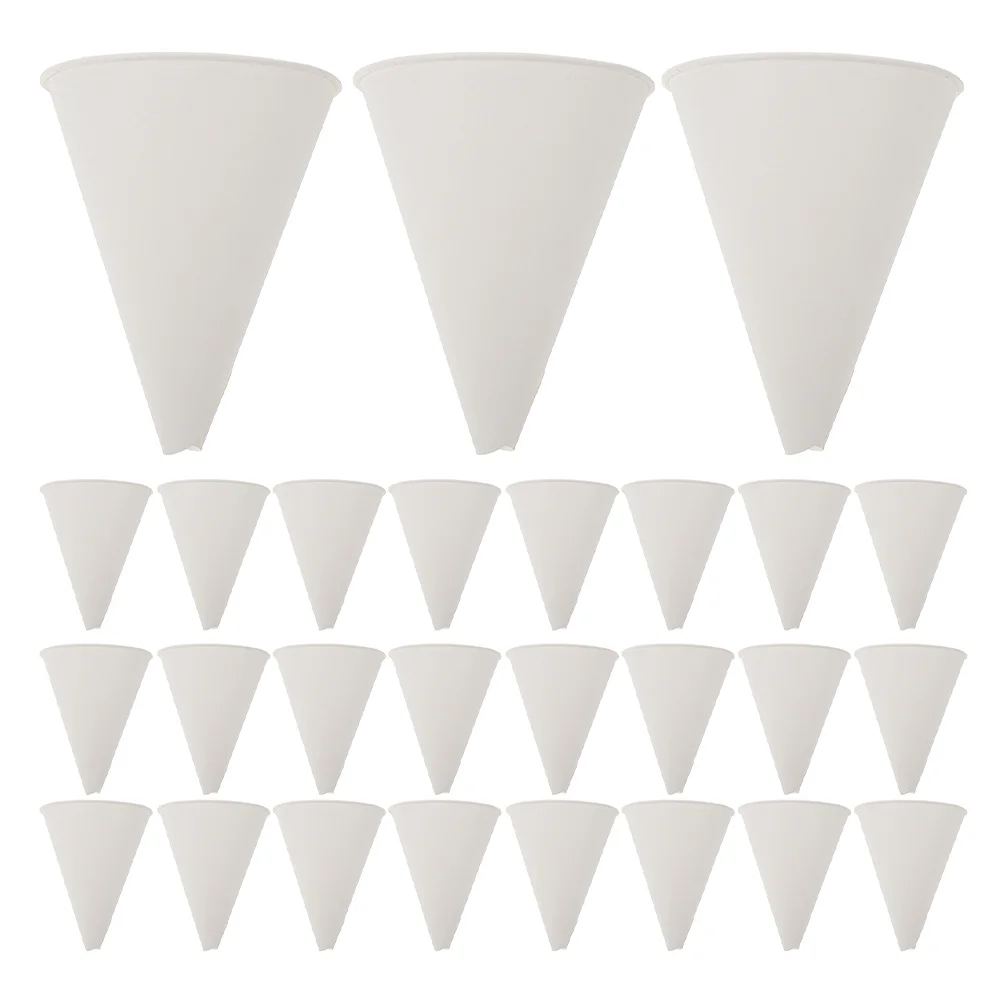 

30 PCS Disposable Oil Funnel Paper Funnels for Motor Engine Radiator Small Kitchen Use Filling Bottles Automotive Gas Change