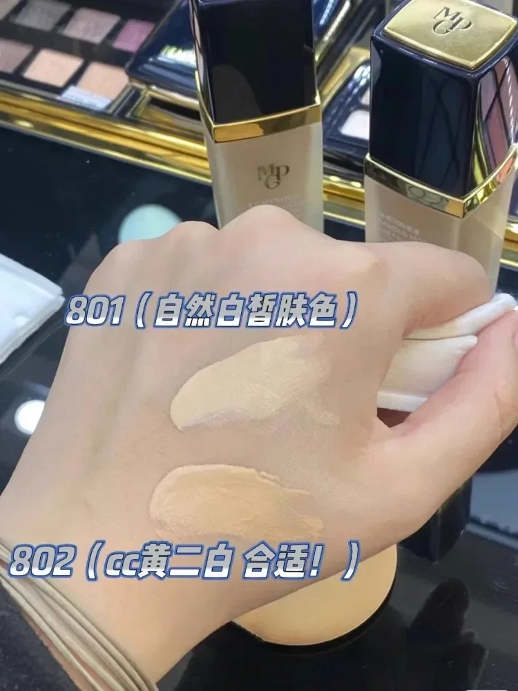 Maogeping Fondotinta morbido luminoso originale Trucco di bellezza rara Lussuoso fondotinta liquido per la cura della pelle Correttore a copertura totale