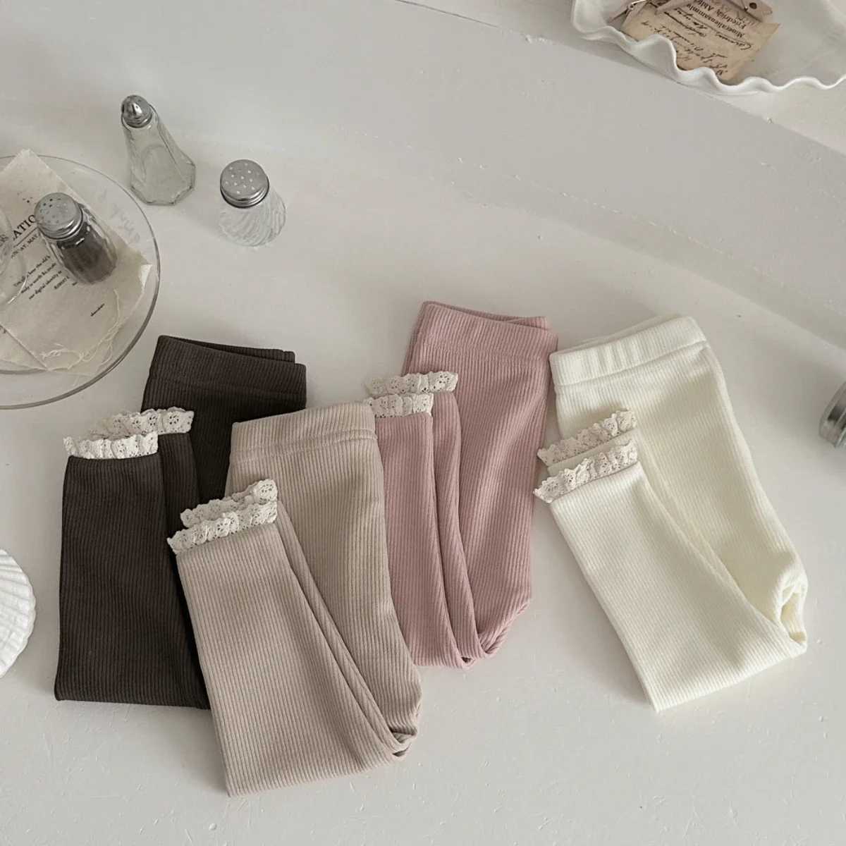 Korea Children Casual Pants Kids Baby Boys Girls Trousers Toddler Elastic Waist Pant Loose Soft Sport Pants Comfort Jogger Pants