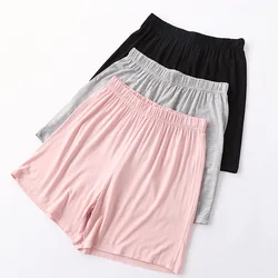 Summer Women's Sleep Bottoms Women Soft Thin Shorts Casual Homewear Pants At Home Sleepwear Solid Color Sleeping Short Pants