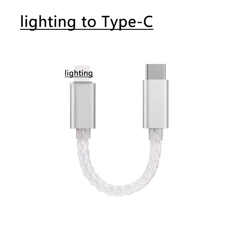 OTG ear amplifier small tail connection cable  Typec lighting OTG data for adapter