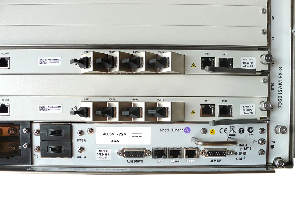 Imagem -05 - Alcatel Lucent Bell Olt 7360 Isam Fx8 com Fant-f Placa de Controle Power Board Equipamentos Nokia Novo