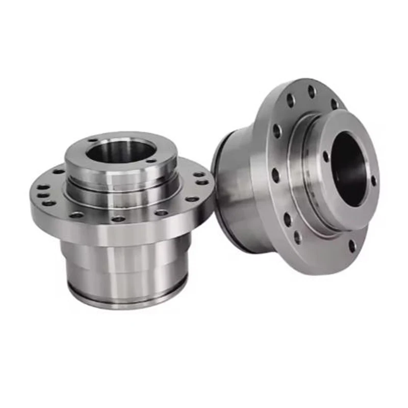 Torno de flange CNC de aço inoxidável usinado serviços de usinagem CNC de fábrica de flange de rolamento