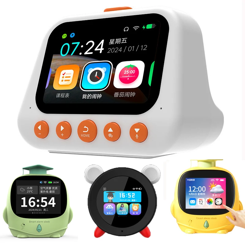 

Smart Robot Alarm Clock AI Dialogue Large Model Voice Time Manager Multifunctional Translator Early Education Learning Machine