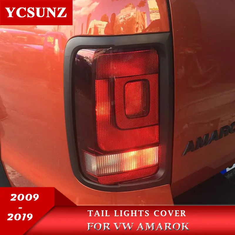 ABS Tail Lights Covers Surrounds Trim For Vw Amarok 2009 2010 2011 2012 2013 2014 2015 2016 2017 2018 2019