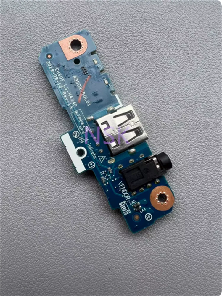 Original  LS-H434P FOR Acer 5 AN515-54 AN517-51 USB Headphone Audio Board  100% TEST OK