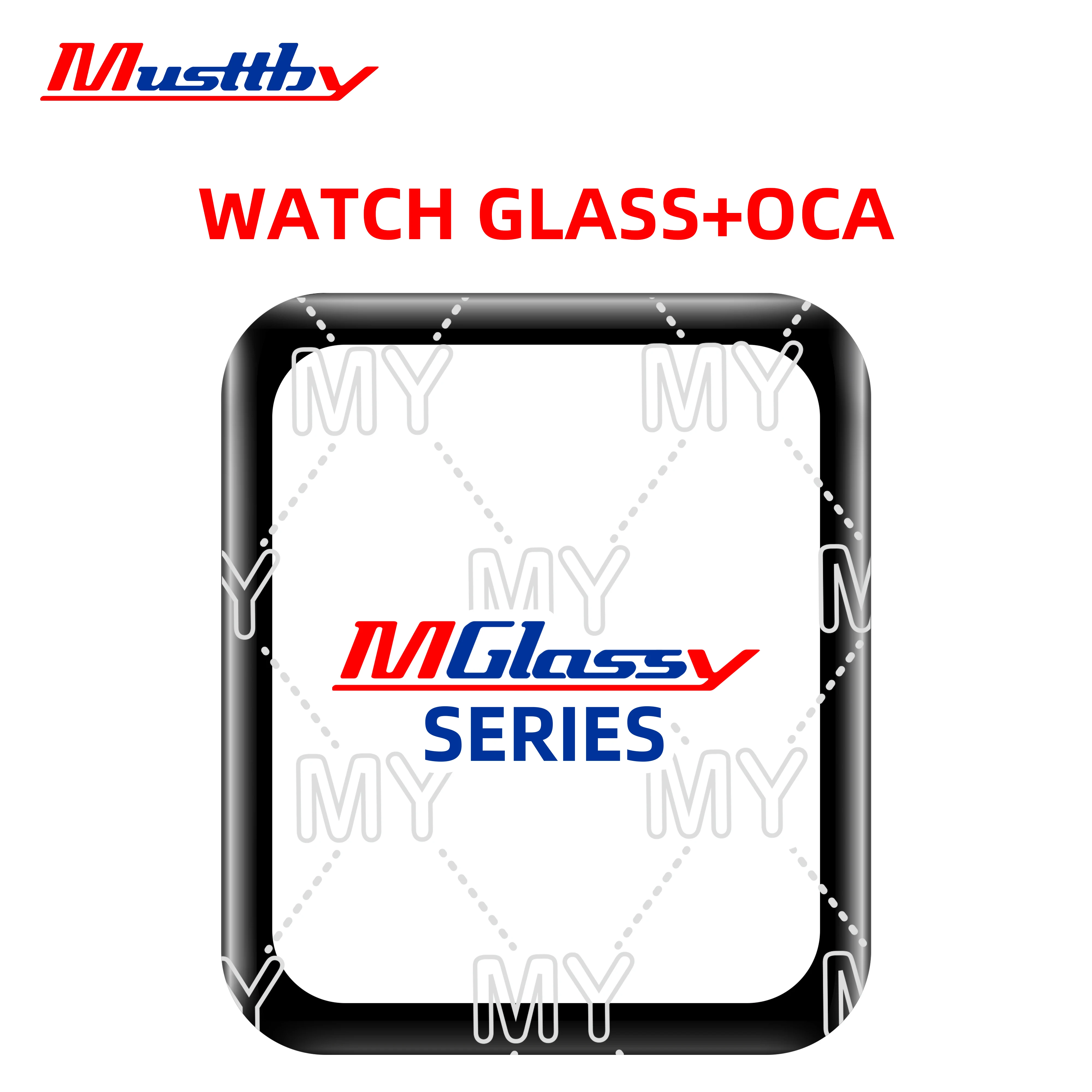 Musttby Front Glass Lens Panel With OCA For Watch series SE 2 3 4 5 6 S3 S4 S5 S6 S7 S8 S9 Ultra2 49mm 41MM 42mm 40mm 44mm