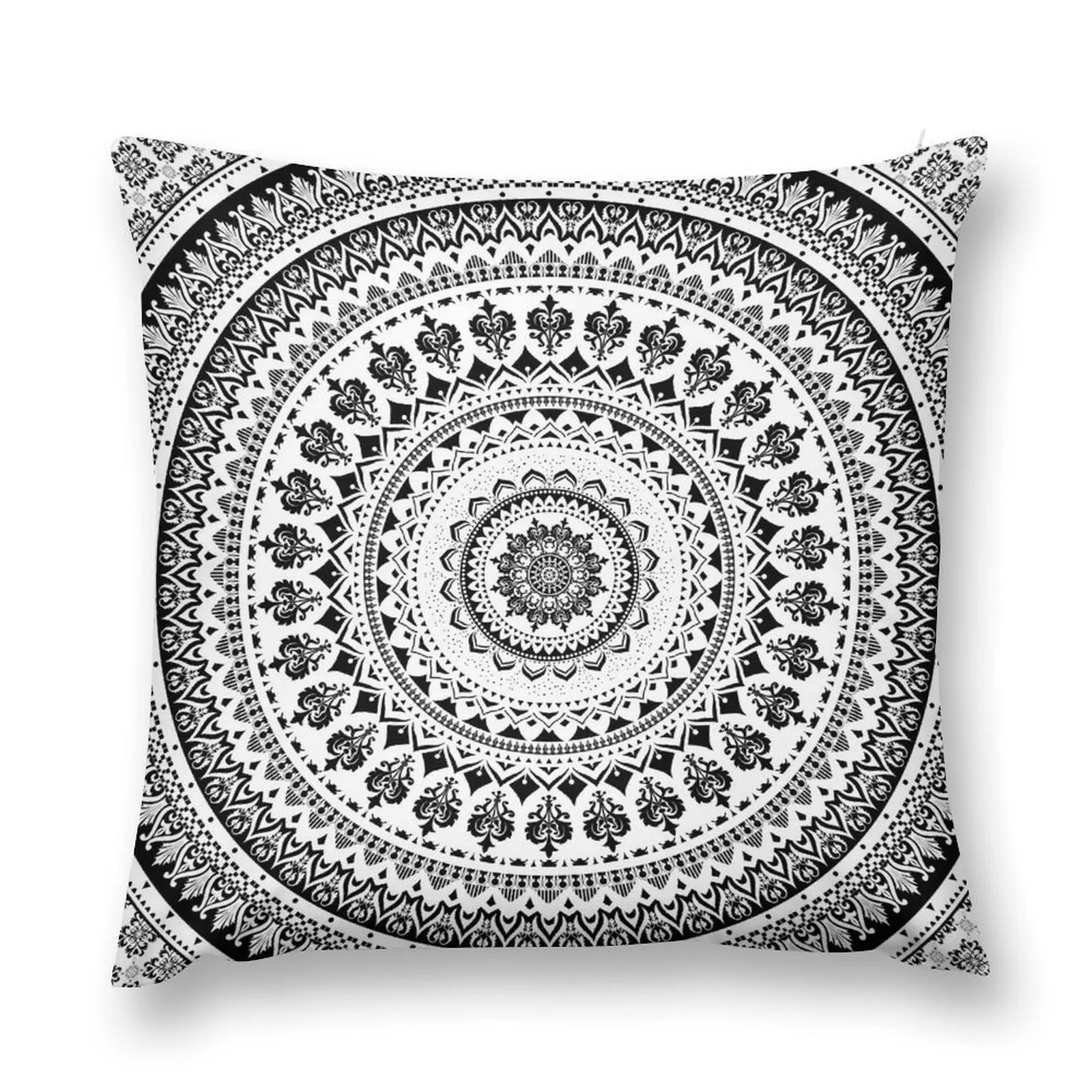 

Mandala Monochrome Throw Pillow Cushion Covers For Living Room Sofa Pillow Cover Cushion Cover Set pillow