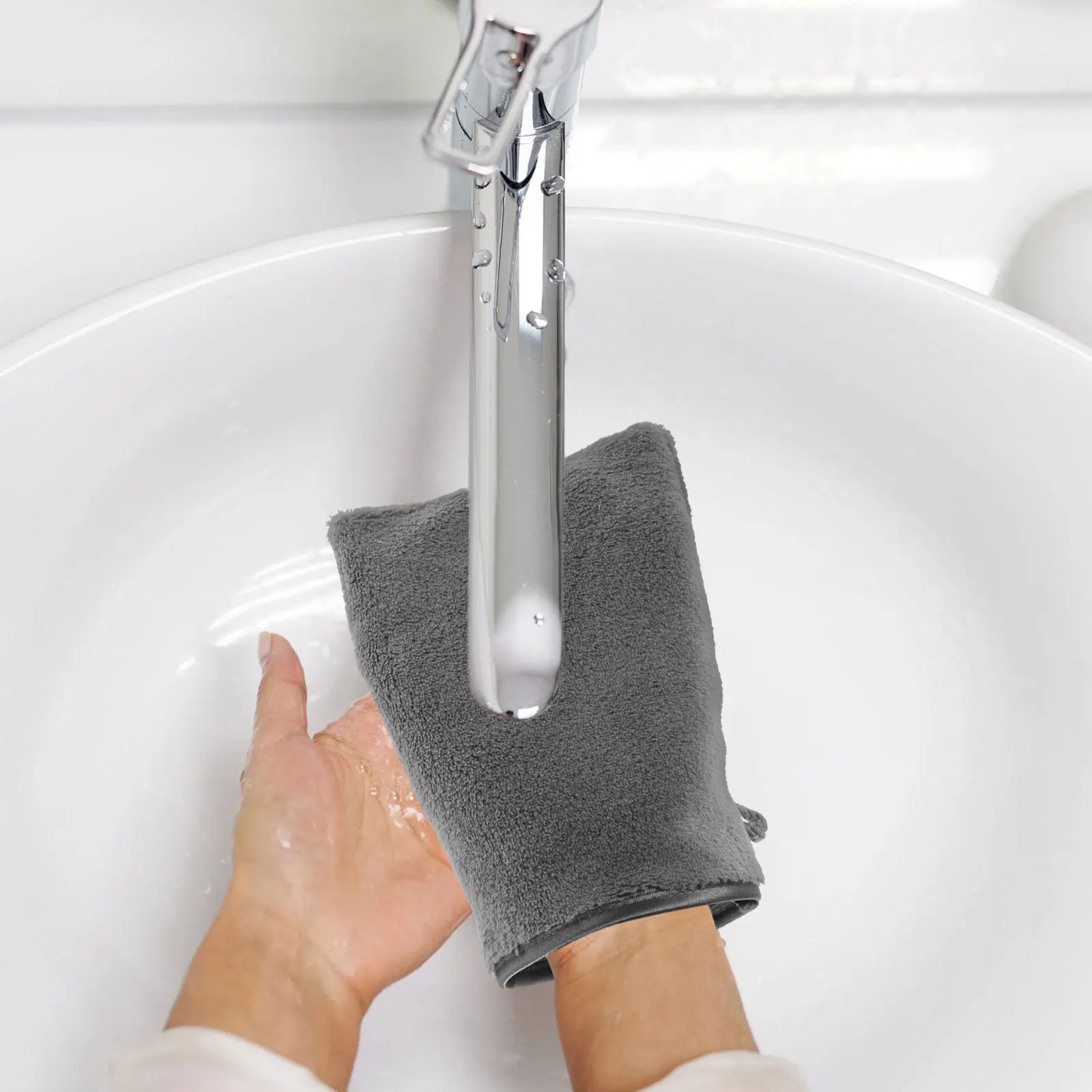 

Набор из 6 супервпитывающих многоразовых мочалок-рукавиц в европейском стиле для умывания лица и тела, для спа-процедур и ухода за кожей