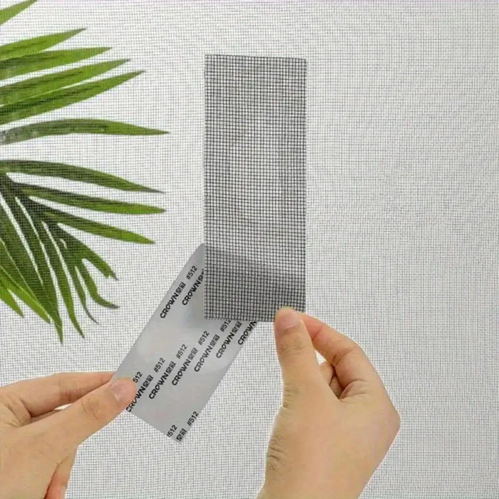 Window Screen Repair Tape Self-adhesive Home Decor Net Patch Anti-Insect Mosquito Mesh Broken Holes Repair Stickers