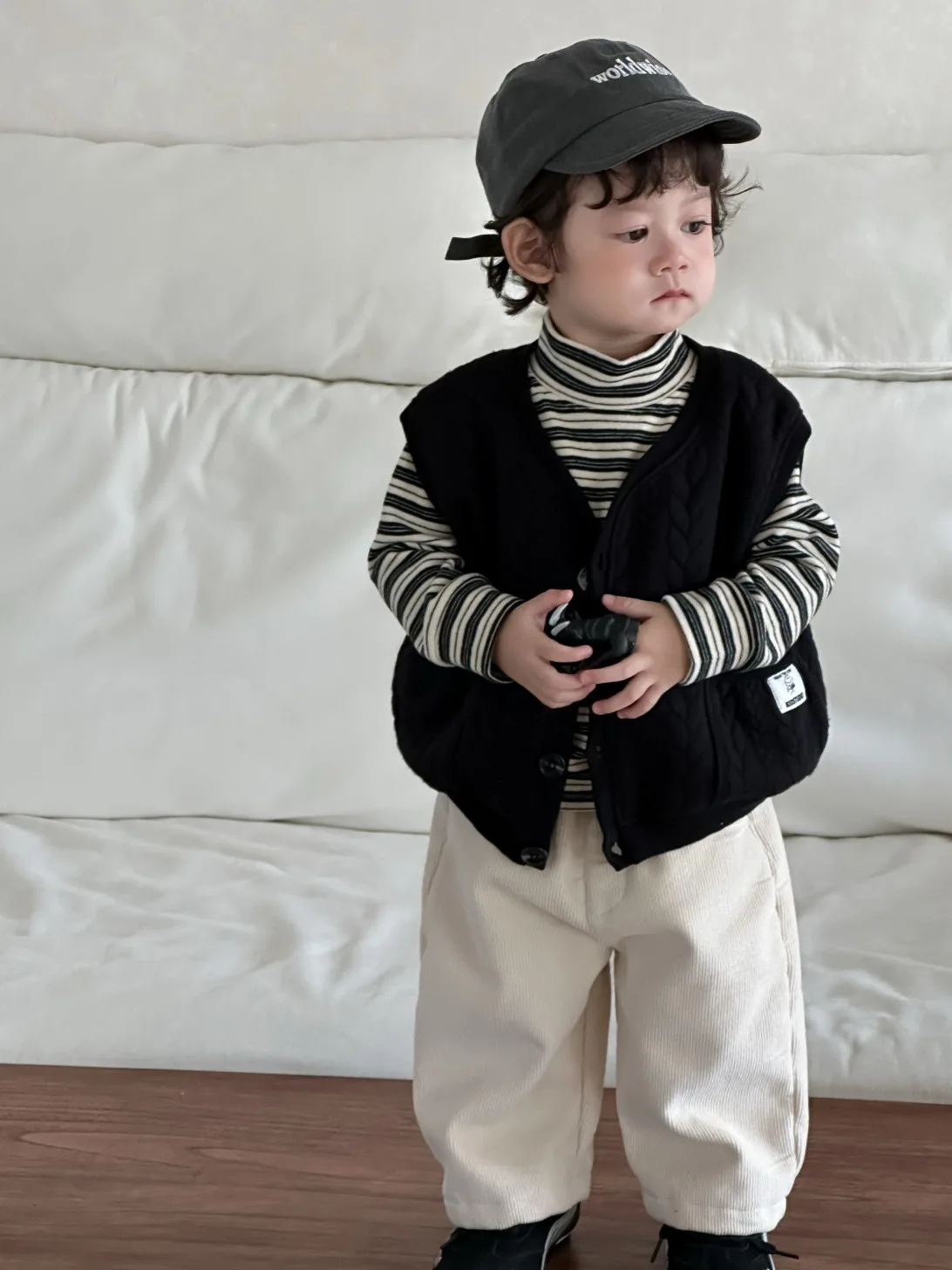 Рисунок 3 - 2025 зимняя новая детская теплая жилетка без рукавов