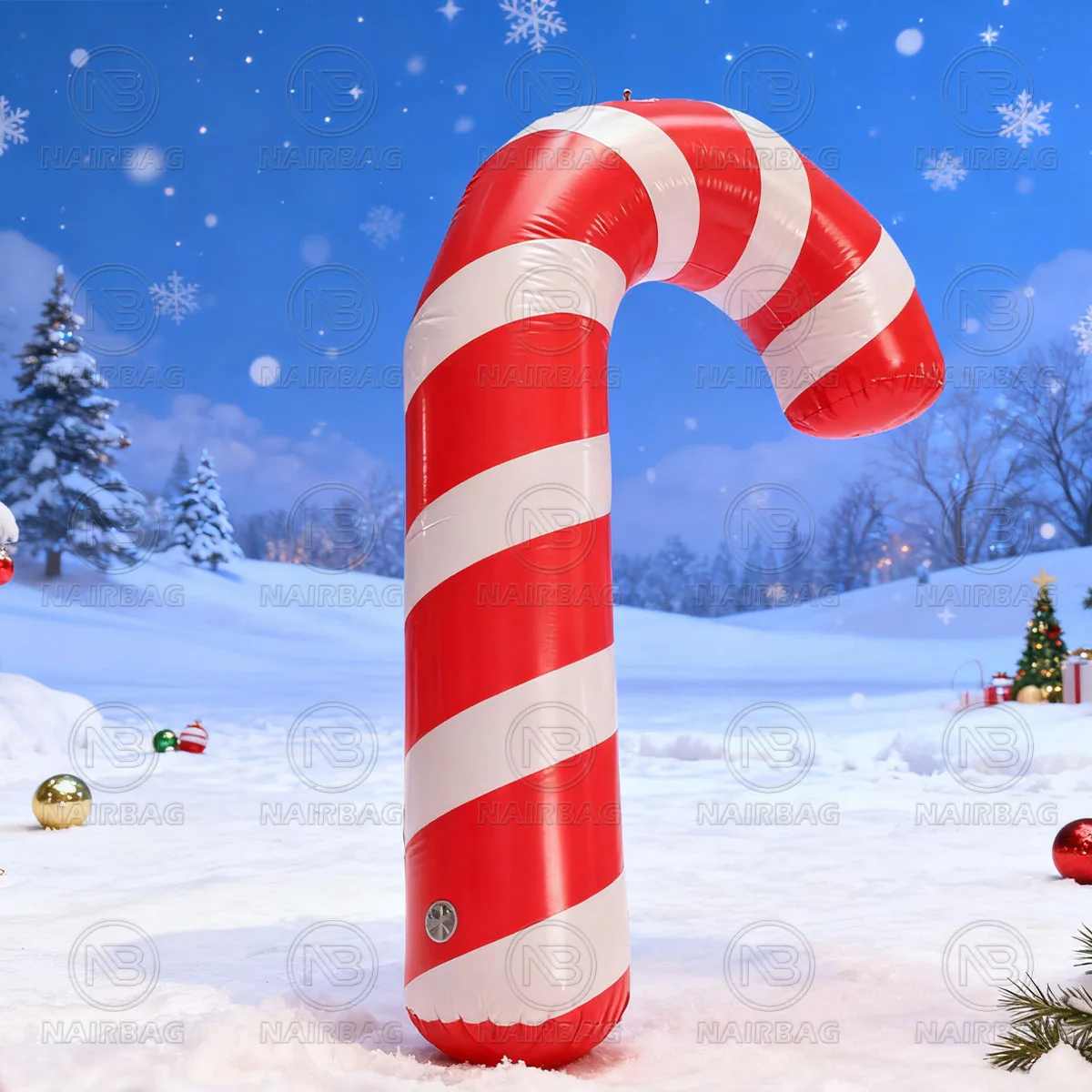 

Merry Christmas AD Blow up Christmas PVC Home Decoration Party Xmas New Years Supplies Gift Gaint Inflatable Candy Canes