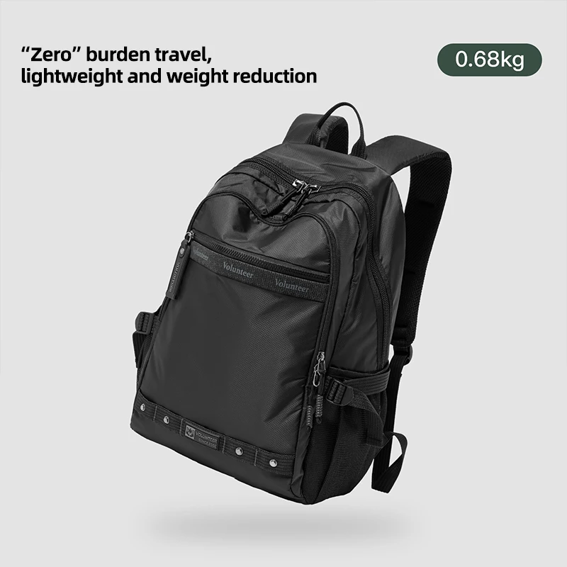 VOLUNTEER Men's Backpacks Waterproof Mountaineering Travel Camping Cycling Backpack Men Multi-pocket Durablen Schoolbag 1875-04