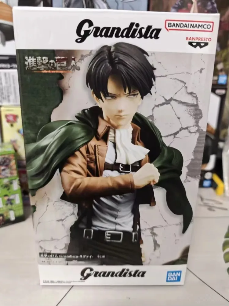 オリジナルバンダイバンプレストアクションフィギュアグランディスタ進撃の巨人エレン・イェーガー在庫アニメフィギュア-wy-誕生日ギフトモデルおもちゃ