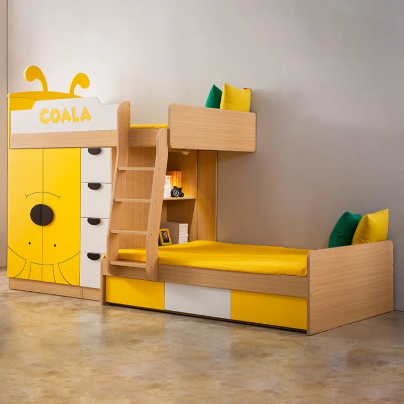 

Small apartment: multi-functional bunk bed, bunk bunk children's split mother and child bed combination