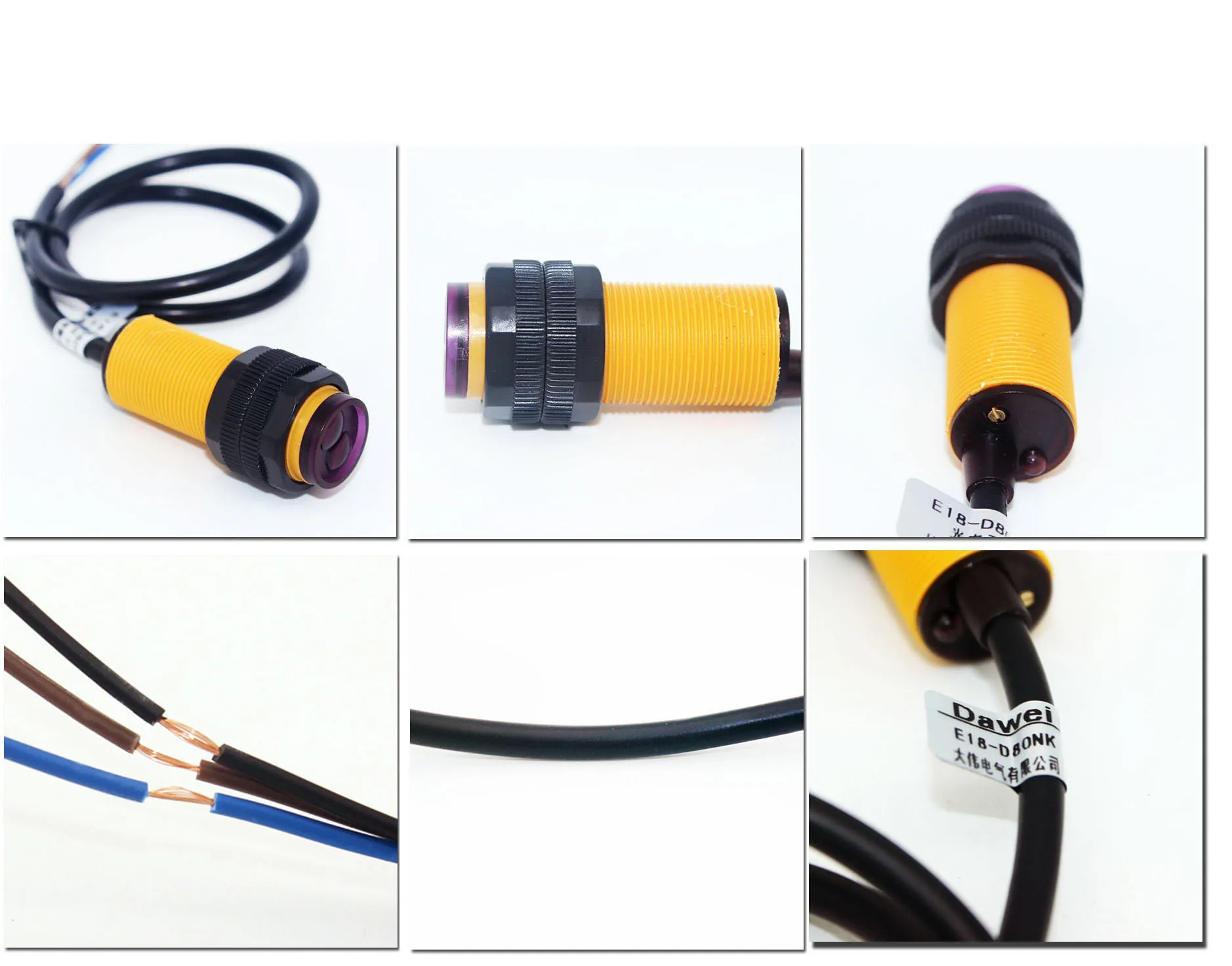 3-80cm DC 6-36V NPN OR PNP Infrared photoelectric sensor Perimeter obstacle Avoidance Barrier detector Motion sensor photocell