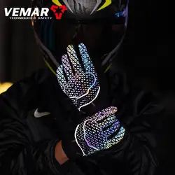 Men Reflective Motorcycle Gloves Guantes Moto Touch Screen Motorbike Motocross Riding Gloves Moto Breathable Riding Gloves