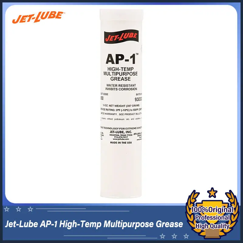 Jet-Lube AP-1 High-Temp Multipurpose Grease 14oz Grease Protects Roller Bearings