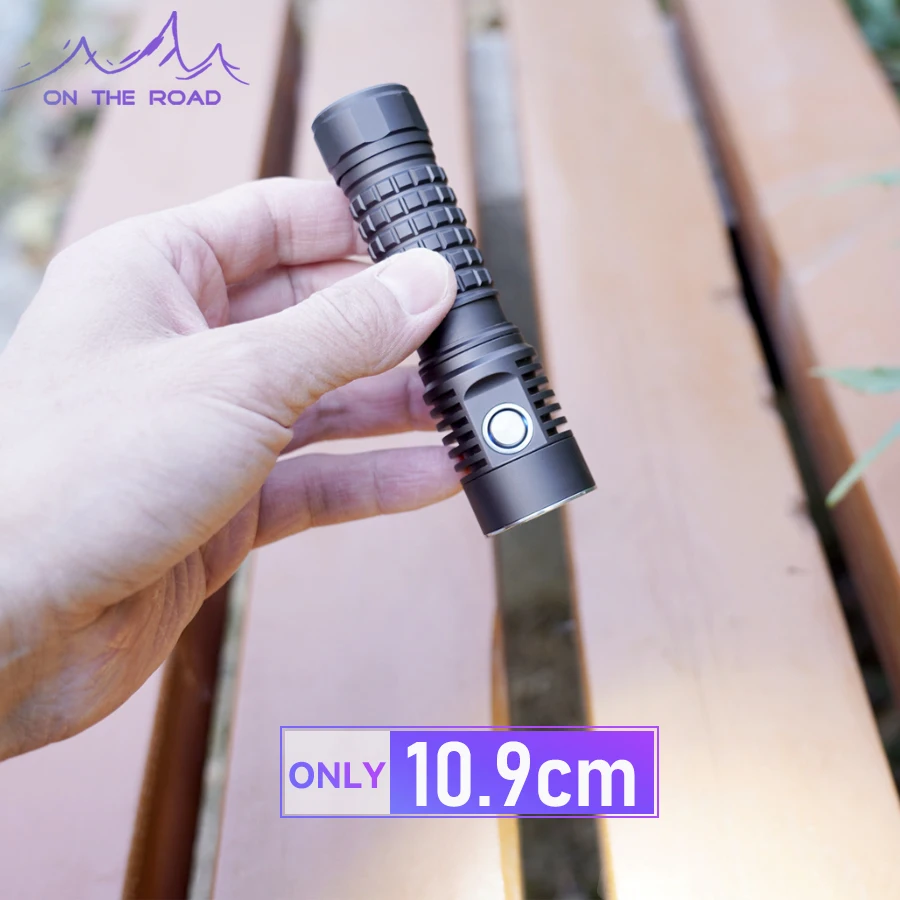 ON THE ROAD X4K Gen5 mini USB-C direct charging flashlight 21700 strong light long shot waterproof flashlight