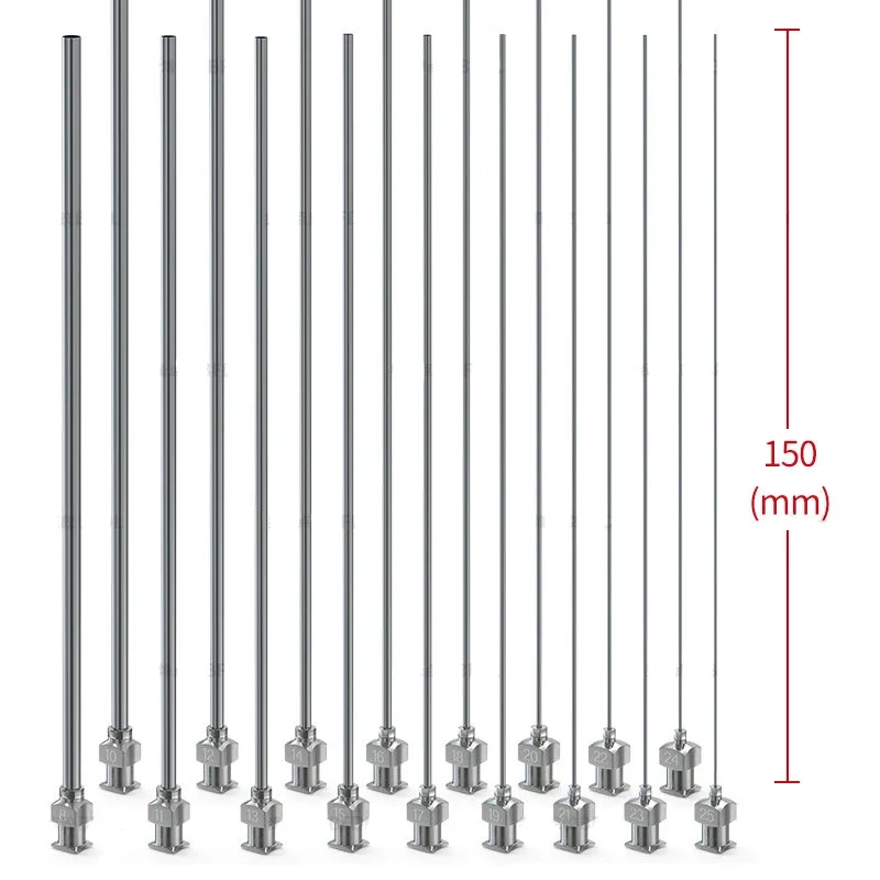 5/10 Pcs Stainless Steel Extension Needles 150mm Metal Needle Nozzle, Ink Refill Industrial Tool