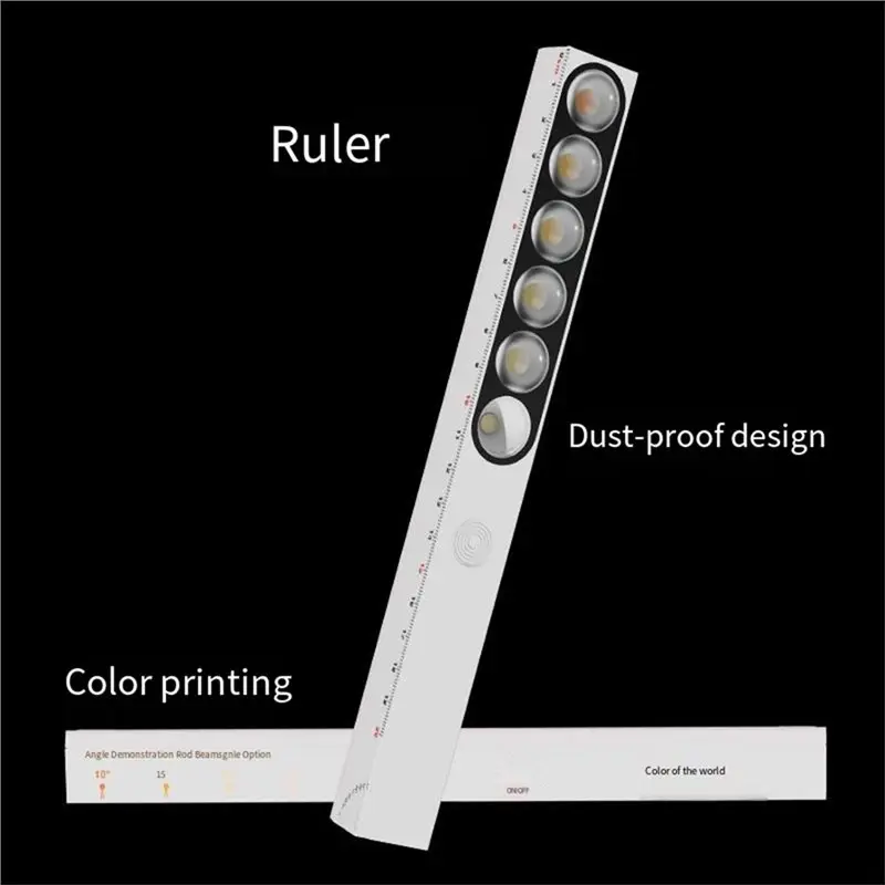 عصا زاوية قابلة للتعديل لدرجة حرارة اللون العملية، 6 تأثيرات إضاءة زاوية، عرض ديكور منزلي، ضوء حامض #4