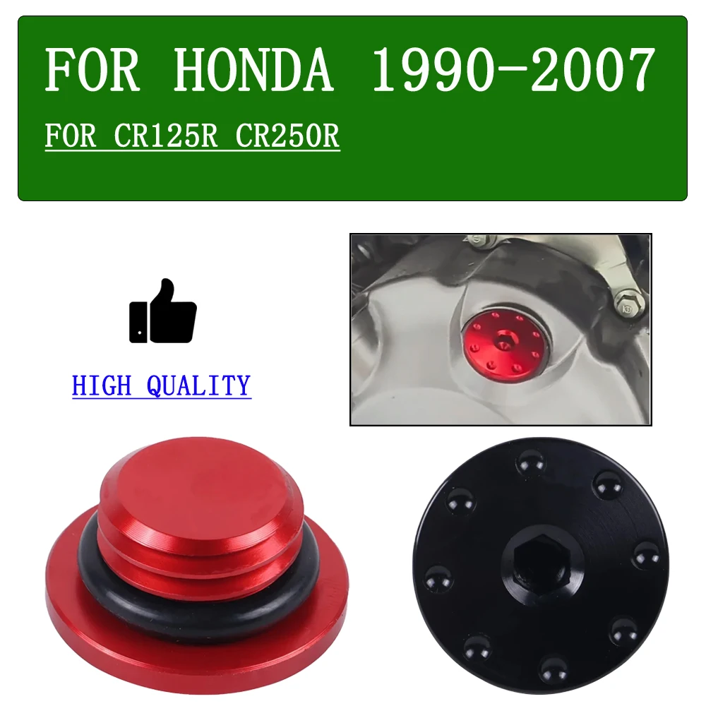 

For Honda CRF1000L CRF250L CRF250M CRF450X CRF450R CRF250R CRF150R Motorcycle Engine Oil Filler Cap Plug Bolt Cover Replacement