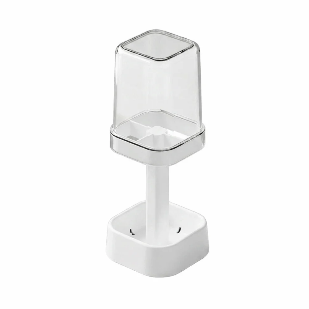 Simple Dustproof Toothbrush Holder with Lid Multi-functional Toothbrush Organizer All-in-One Portable Mouthwash Cup Couple