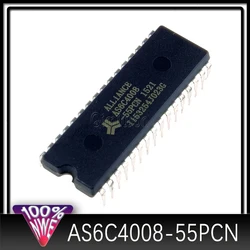Original genuine AS6C4008-55PCN AS6C4008 SRAM static random access memory IC chip package PDIP-32