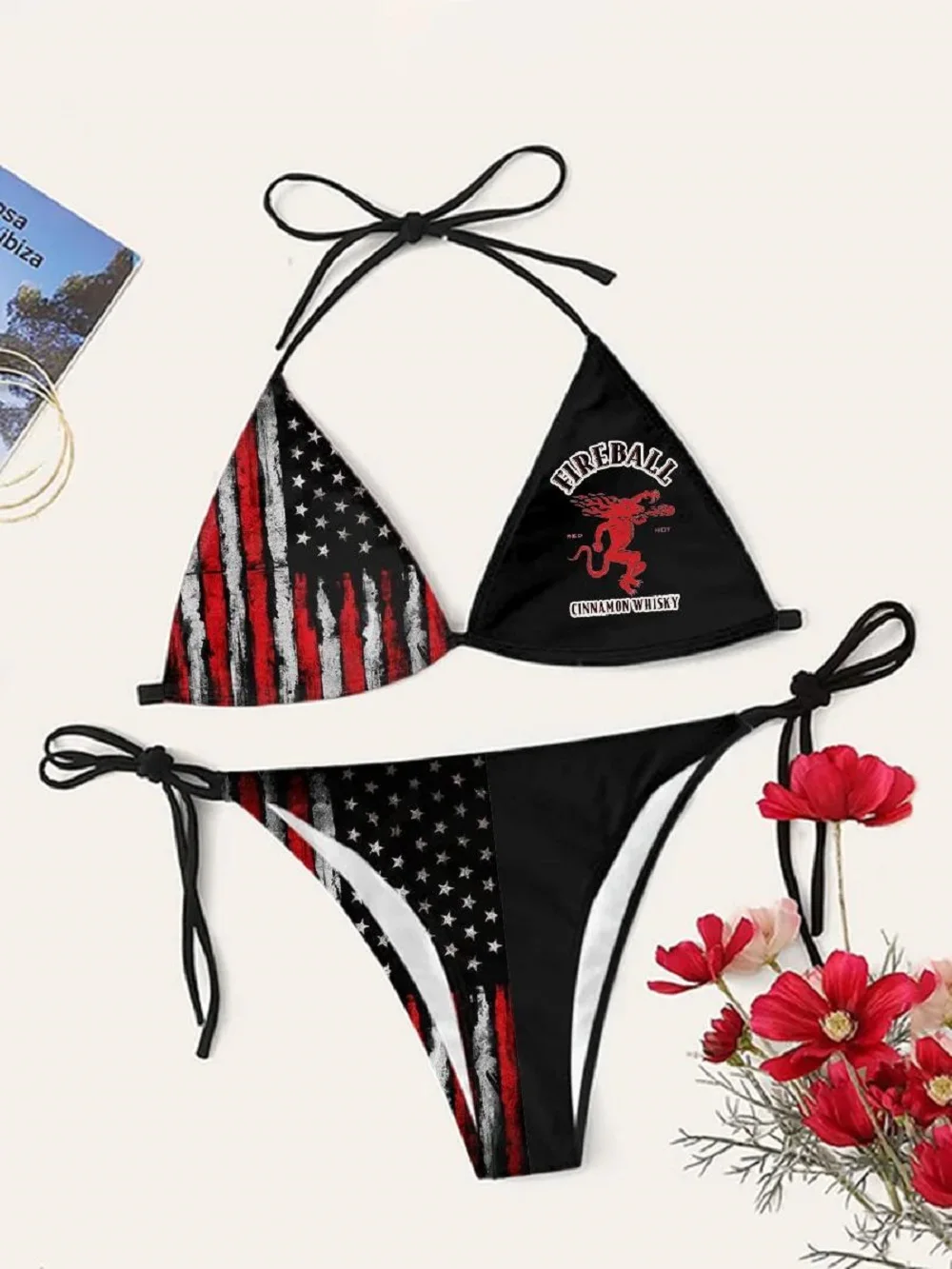 New Sexy Leopard Print Bikini 2-piece Set Women's Design Sense Swimsuit Strap Crossbody Swimwear Trendy Summer Beachwear
