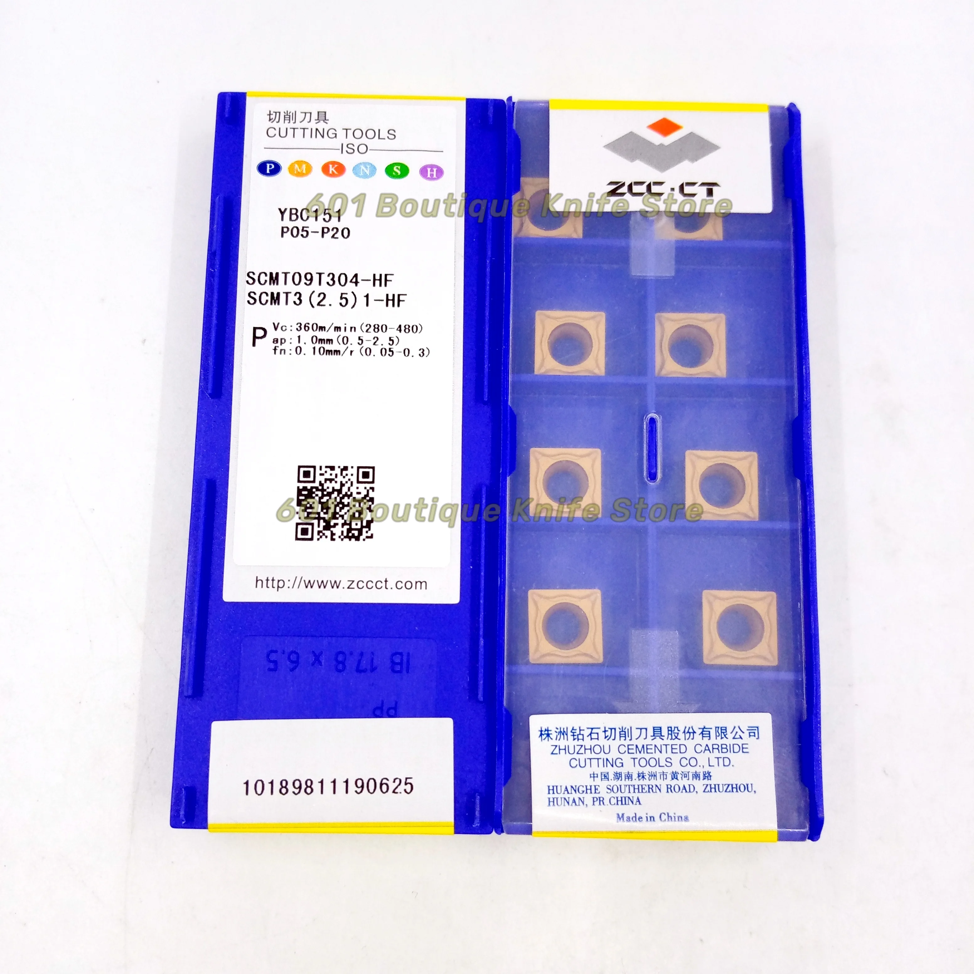 ZCC CT diamond brand CNC alloy blade YBC251 SCMT09T304-HF YBC252