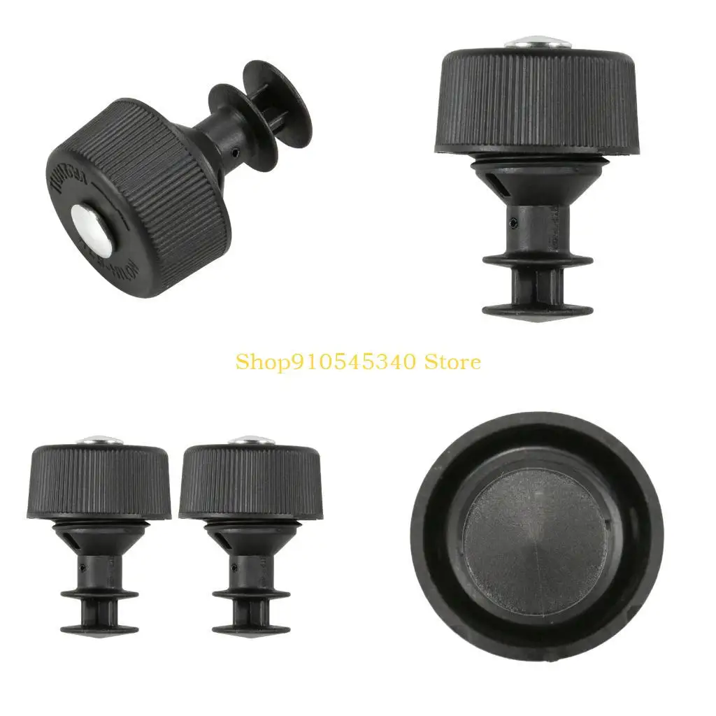U2JA Truck Steering Fluid Cap Replacement, Black Plastic 2 Pack with Knurled Grip Detail for FL112 FL50 Daily Service, Repair