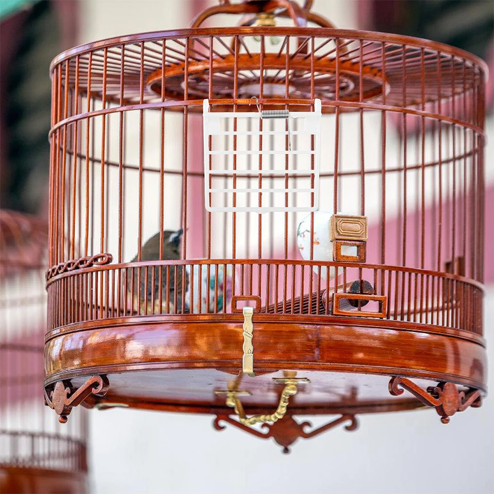 

6Pcs Birdcage Door Part Spring Replacement ABS Plastic Secure Pet Cage Door for Parrot Pigeon Bird Cage Accessories