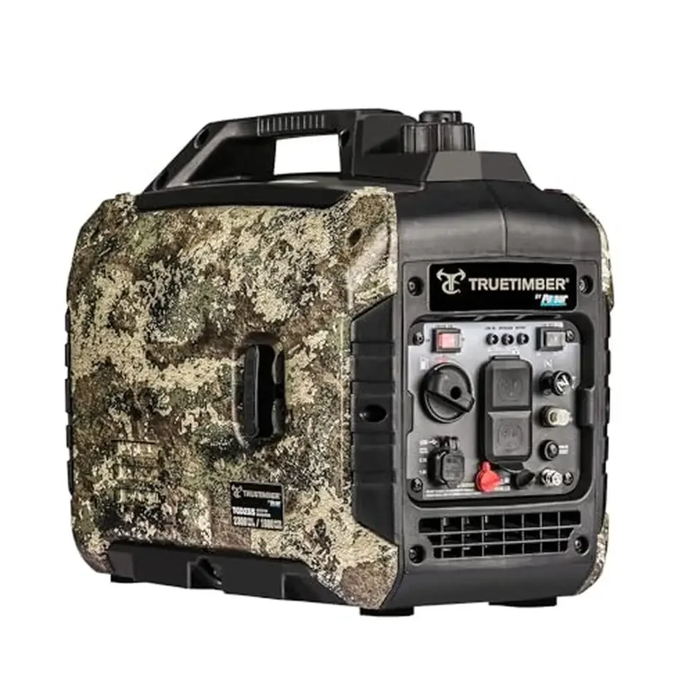 2300-Watt Quiet Gas Inverter Generator 80cc Engine USB-A Outlets Low Idle Mode Lightweight CARB Compliant Sensitive Electronics