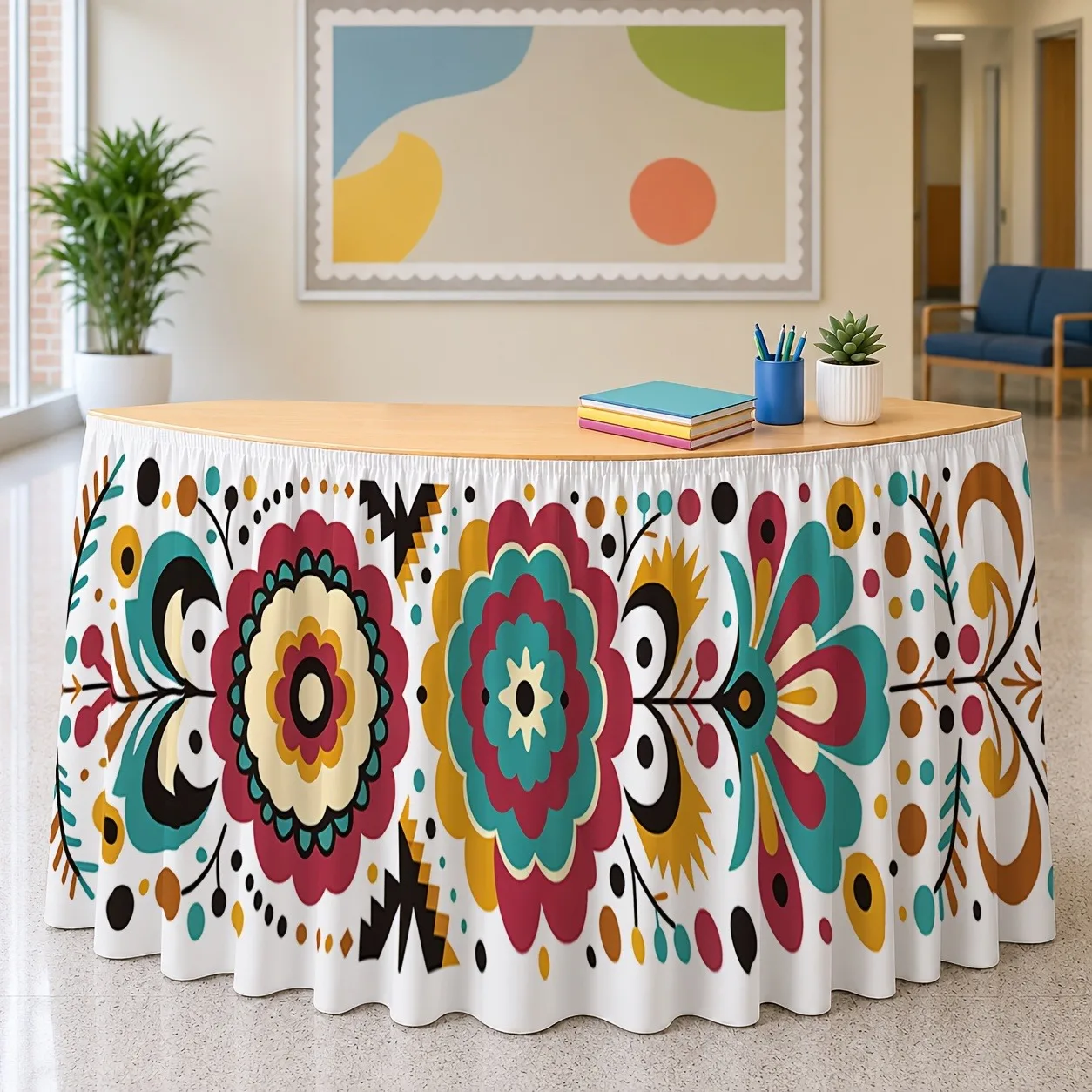 Kitchen, office, conference table, event table skirt, party table skirt decoration, household table skirt, best gift