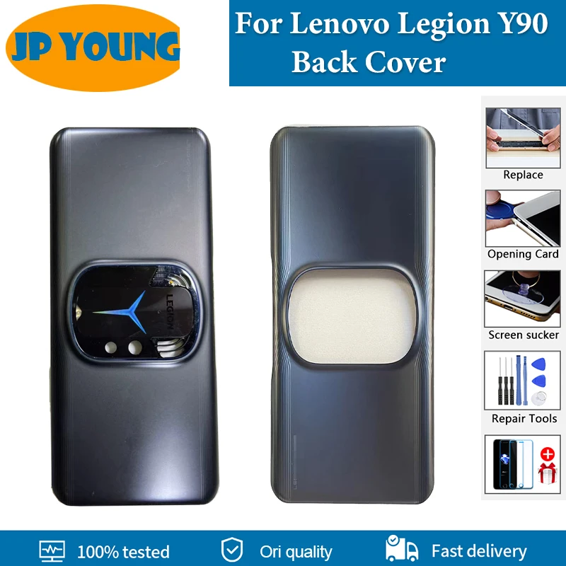 

Original New Glass Back Battery Cover For Lenovo Legion Y90 Back Cover L71061 Housing Door Rear Case With Adhesive Replacement